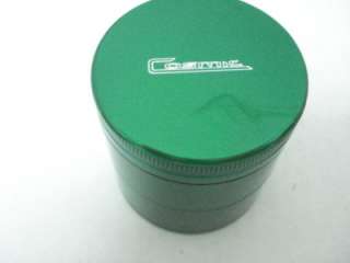   piece anodized aluminum herb grinder green  on   