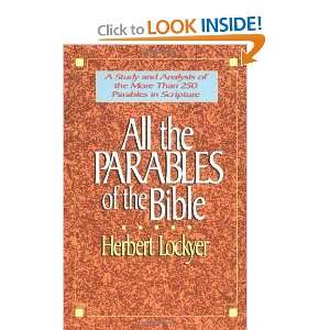  All the Parables of the Bible [Paperback] Herbert Lockyer Books