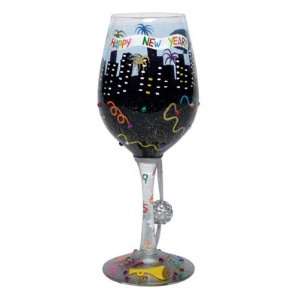  Lolita Wine Glass New Years   GLS11 5545J