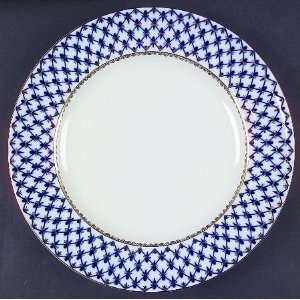  Lomonosov Cobalt Net 12 Chop Plate (Round Platter), Fine 