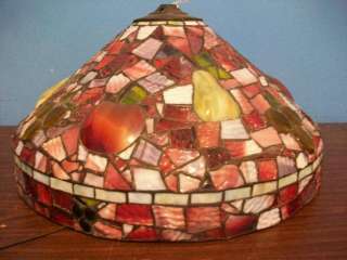 High quality FRUIT stained glass lamp shade  