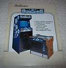 WILLIAMS BUBBLES ORIGINAL NOS VIDEO ARCADE GAME SALES FLYER BROCHURE 