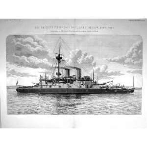   Queen First Class Battle Ship Benbow Thames Ironworks