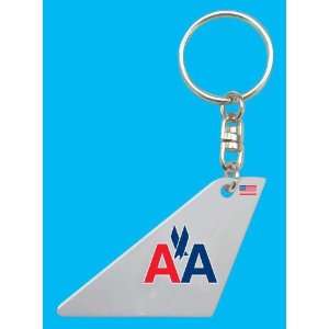  American Airlines Airplane Tail Keychain: Toys & Games