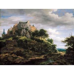     32 x 24 inches   View of Bentheim Castle f