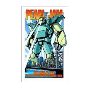 PEARL JAM   Limited Edition Concert Poster   by Joe Whyte 