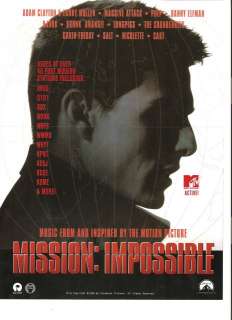 Mission Impossible   Tom Cruise OST Picture Trade AD  