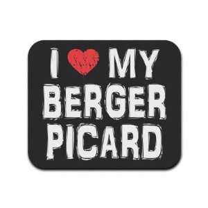  I Love My Berger Picard Mousepad Mouse Pad: Computers 