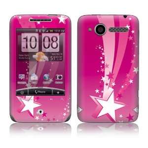  HTC WildFire (Alltel) Skin Decal Sticker   Pink Stars 