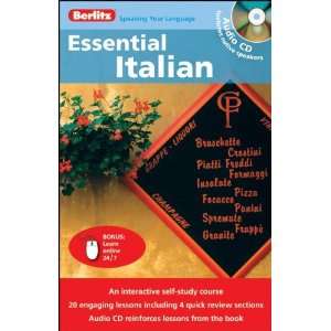  Berlitz 466452 Essential Italian   Paperback With Audio CD 