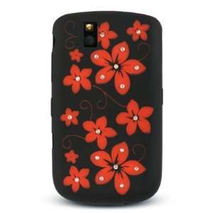   Red flower + Free Antenna Booster Sticker Cell Phones & Accessories