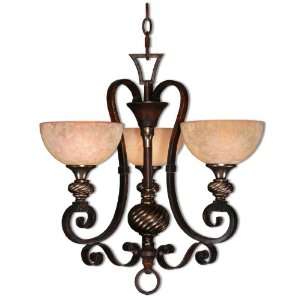  Uttermost Berti 3 Light Chandelier