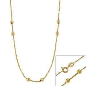   Cut Twisted Mirror Box Beaded Chain Necklace 16 18 20 24 Jewelry