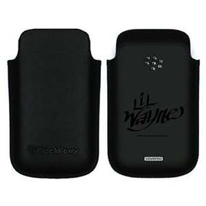  Lil Wayne Tag on BlackBerry Leather Pocket Case 
