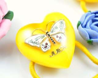 BUY ANY 2 GET 1 FREE JUICY COUTURE Butterfly in Heart Yellow Hair 