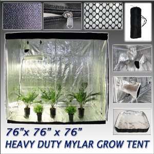 Hydroponic Mylar Grow Tent grow room box hut 76 x 76 x 76 100% 