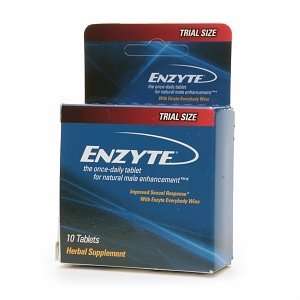 Enzyte Natural Male Enhancement, Trial Size 10 tablets (Quantity of 4)