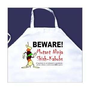  Ninja Shish Kabobs Printed Apron