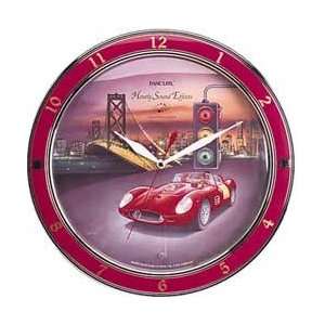  Racing Car Wall Clock with Light and Sound: Toys & Games