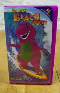 BARNEYS BEACH PARTY VHS VIDEO 50 Minutes 045986020550  