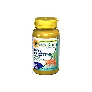  Beta Carotene Vitamin A 25000 IU 500% 100 softgels Health 