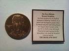 Joe Montana Highland Mint Bronze Coin w/COA #02,531  