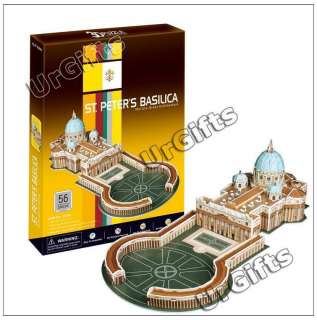 Paper 3D Puzzle Model Vatican St. Peters Basilica NEW  