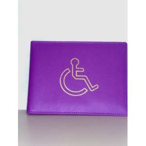  Purple PU Disabled Badge Holder [Kitchen & Home]
