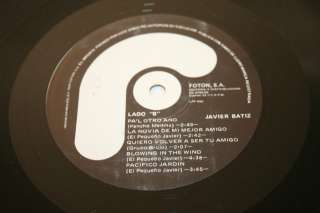 JAVIER BATIZ radio compla PROG PSYCH LP EX/EX top rare  