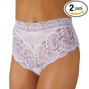  Wearever Lovely Lace Incontinence Brief, White, Medium/7 
