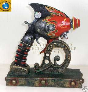 THE THRESHER MK.2 IONIZER STEAMPUNK FIGURINE STATUE GUN  