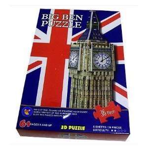 Big Ben 3d Jigsaw Puzzle   36 Pieces