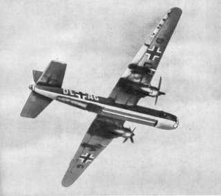   144 German Luftwaffe Heinkel He 177 Bomber Plane Model BB4_4  