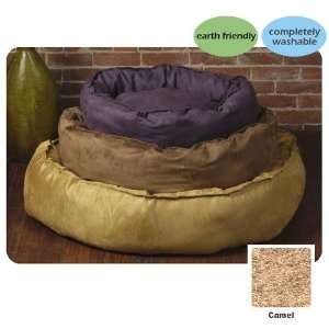 Big Shrimpy Nest Dog Bed   SMALL (26x28) Fleece/Camel:  