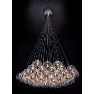  Amber Star Thirty Seven Glass Ceiling Lamp: Home 