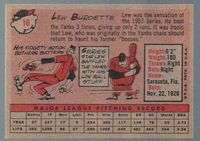 1958 TOPPS #10 LOU BURDETTE Milwaukee Braves  