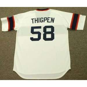 BOBBY THIGPEN Chicago White Sox Majestic Cooperstown Throwback Home 