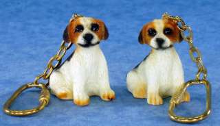 Beagle Dog Puppy Figurine Key Chains Keychain NEW  