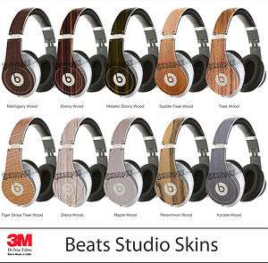 BEATS BY DR. DRE STUDIO WOOD SKIN Wrap 3M Di Noc Monster Headphones 