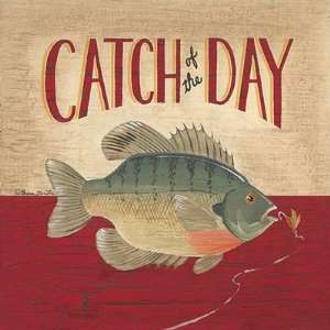  Catch of the Day Finest LAMINATED Print Becca Barton 10x10 