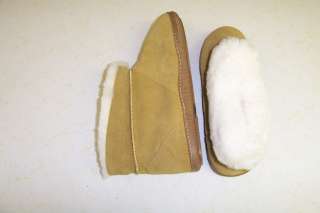 Mens Shearling Sheepskin Slippers Boots Size 12  