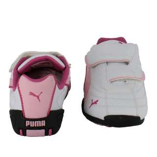 PUMA TUNE CAT WHITE PINK TODDLERS US SIZE 10, EUR26  