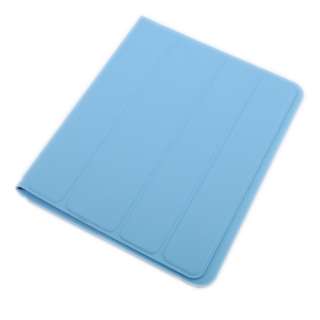Magnetic Leather Smart Cover with Back Case for iPad 2  
