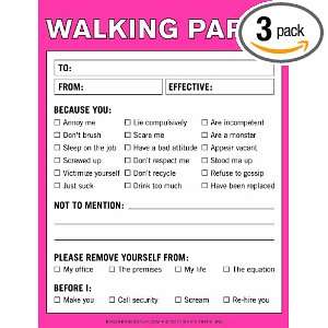 Knock Knock Nifty Notes Walking Paper Pad (Pack of 3)