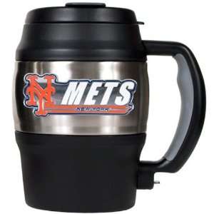  New York Mets NY Mini Stainless Steel Coffee Jug: Sports 