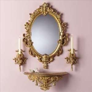  Baroque Style Mirror Shelf and Sconce Set: Everything Else