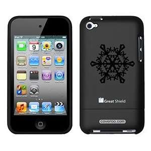  Jeweled Snowflake on iPod Touch 4g Greatshield Case 