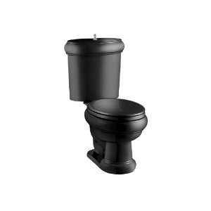 Kohler K 3555 7 Revival Two Piece Elongated Toilet with Seat, Polished 