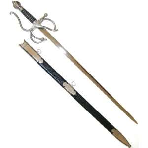  El Cid Rapier Sword with Scabbard 