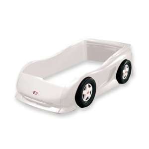  Little Tikes Sports Car Twin Bed Frame   White: Toys 